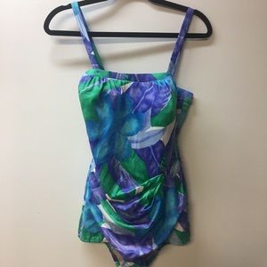 Floral One Piece Bathing Suit